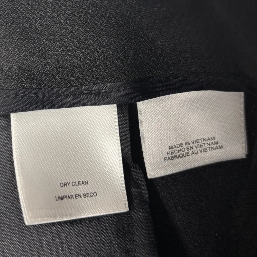 Anne Klein Dress Pants Slim Fit Trousers Size 14 Black‎ 10630838-169